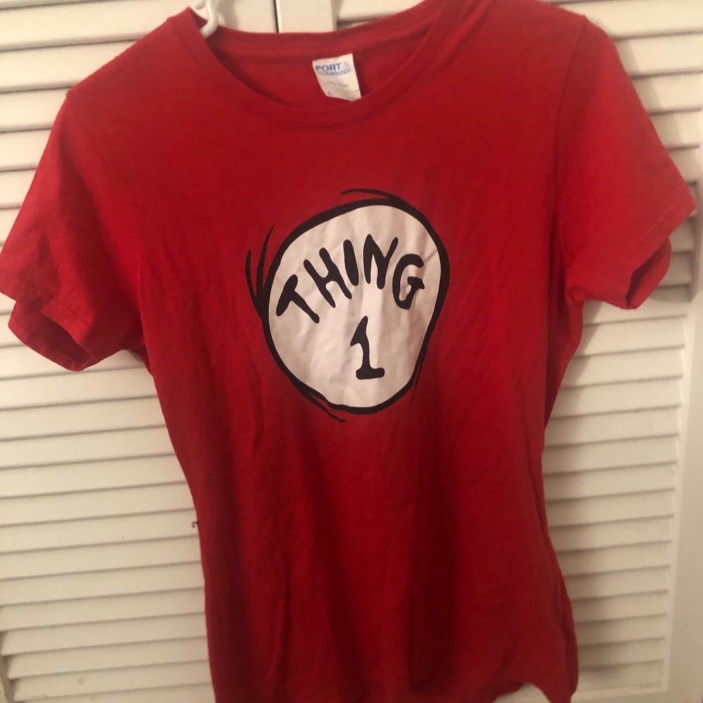 Dr.Seuss Thing 1 red t-shirt